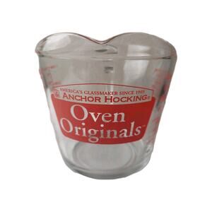 VTG Anchor Hocking Measuring Cup Oven Originals 4 Cup 1 Qt 1L 1000ml 32oz Glass